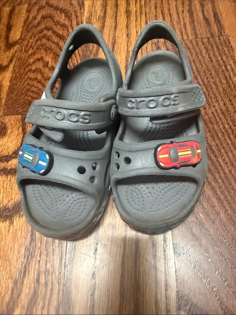 CROCS Kids Kids' Fun Lab Car Sandal In Slate Grey
